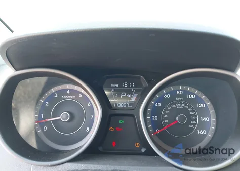 2016 Hyundai Elantra Sport из США, поврежденный, VIN KMHDH4AH3GU586536